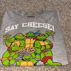 Teenage Mutant Ninja Turtles 'Say Cheese' Tee - Gray